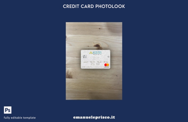 modello frontale photolook mastercard Nepal Kumari Bank in stile verificato